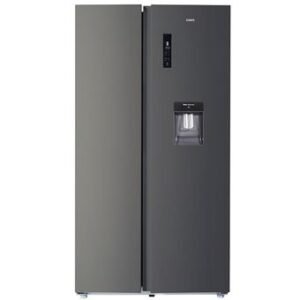 Frigorífico americano con congelador CHIQ, 559L, compresor inverter FSS559NEI42D, total no frost, 39db, dispensador de agua de 5,5L