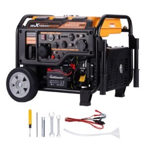 Generador eléctrico ATS Silent Generator de 5000 W, inversor, 5,5 kW, 4 tiempos, arranque de gasolina