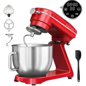 Chefree M500C - Procesador de alimentos - Pantalla táctil - 1800W - 7 L - 10 velocidades - Rojo