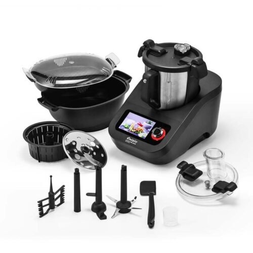 Robot de cocina multifunción con wifi Cuisio Spirit Black Edition Kitchencook