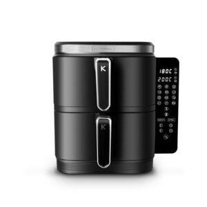 Freidora de aire doble con cestas apiladas de 12 l – Airflow 12 Kitchencook
