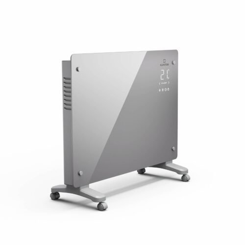 Calefactor convector Klarstein Smart 1500 de 1500 W con control por aplicación, temperatura de 5 a 50 °C, pantalla LED táctil