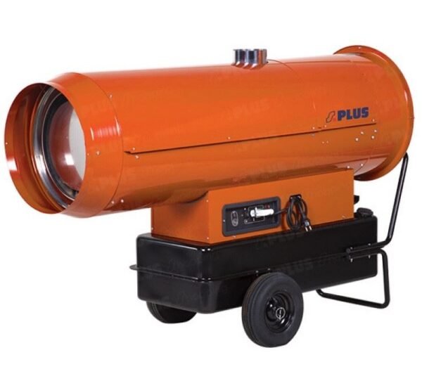 Generador de aire caliente de gasóleo - Splus - coche con chimenea de 150 mm 110 kW - GF110.1AC S.PLUS