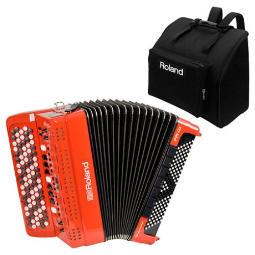 Roland – FR4XB Rojo + Paquete de Bolsa de Concierto