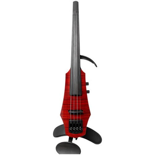 NS Design – Violín eléctrico WAV de 4 cuerdas rojo translúcido