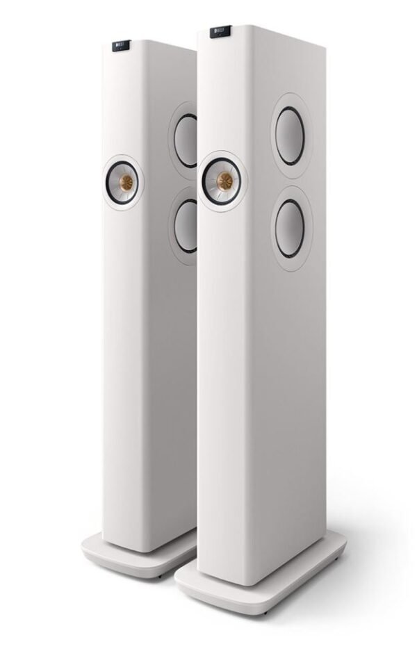 Altavoces Hi-Fi inalámbricos Kef LS60 blancos. Se venden por pares.