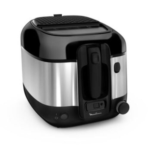 Freidora Moulinex Super Uno 2,2 L 1800 W Negra y Plateada