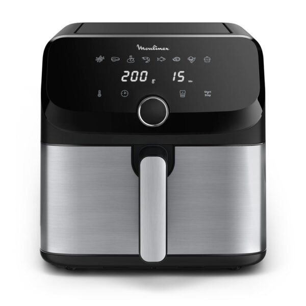 Freidora sin aceite Moulinex Easy Fry Mega EZ855D 2020 W de acero inoxidable - Imagen de 2