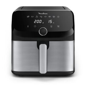 Freidora sin aceite Moulinex Easy Fry Mega EZ855D 2020 W de acero inoxidable