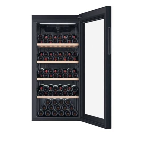 Haier WS120GA – Vinoteca – ancho: 59,5 cm – fondo: 63,9 cm – alto: 126,5 cm – 220 litros – clase G