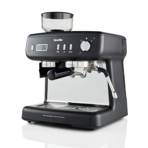 Cafetera espresso negra Breville VCF152X01 de 1555 W con molinillo