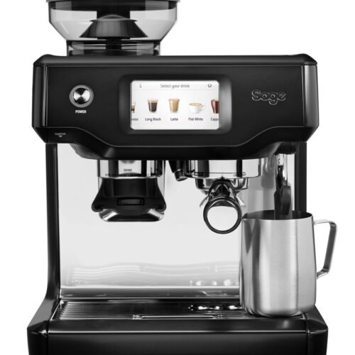 Cafetera espresso Sage The Barista Touch SES880BST4EEU1 de 1680 W, color negro y plateado