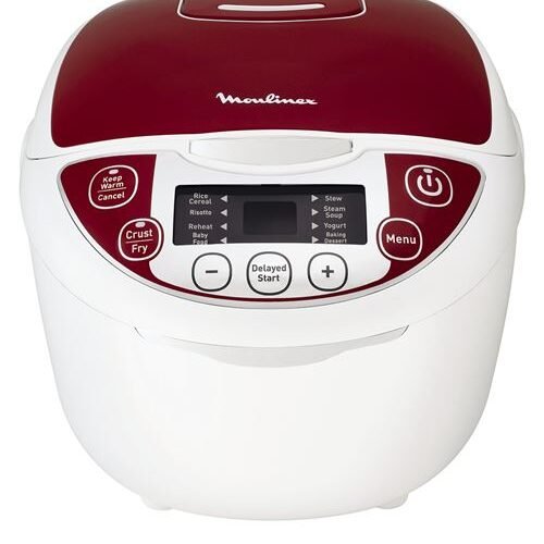 Moulinex MK705111 – Multicooker – 5 litros – 750 vatios – blanco/rojo