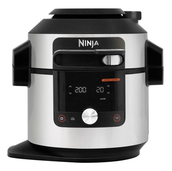 Multicocina Ninja SmartLid 14 en 1 Foodi MAX OL750EU de 1760 W, color negro y plateado - Imagen de 2