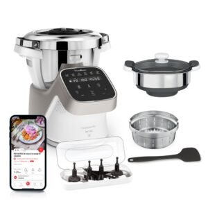 Procesador de alimentos Moulinex Companion Pro con vaporera YY5286FG 1550 W Plateado