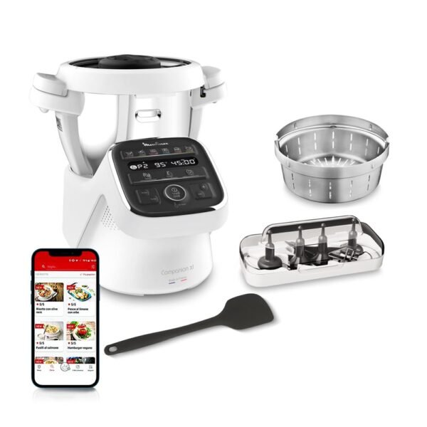 Moulinex Companion XL Robot de Cocina Multifunción HF80DB10 1550 W Blanco - Imagen de 5