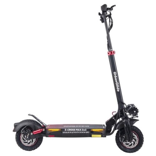 Patinete eléctrico Urbanglide Ecross Max 2X2 con doble motor, 17,5 A, color negro